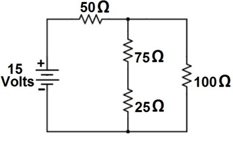 Series, Parallel, and Series/Parallel circuit resistance configuration